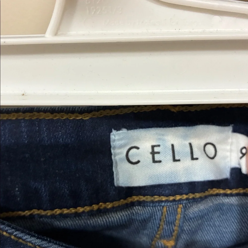 Cello Dark Blue Distressed Skinny Jeans size 9 - Picture 6 of 8